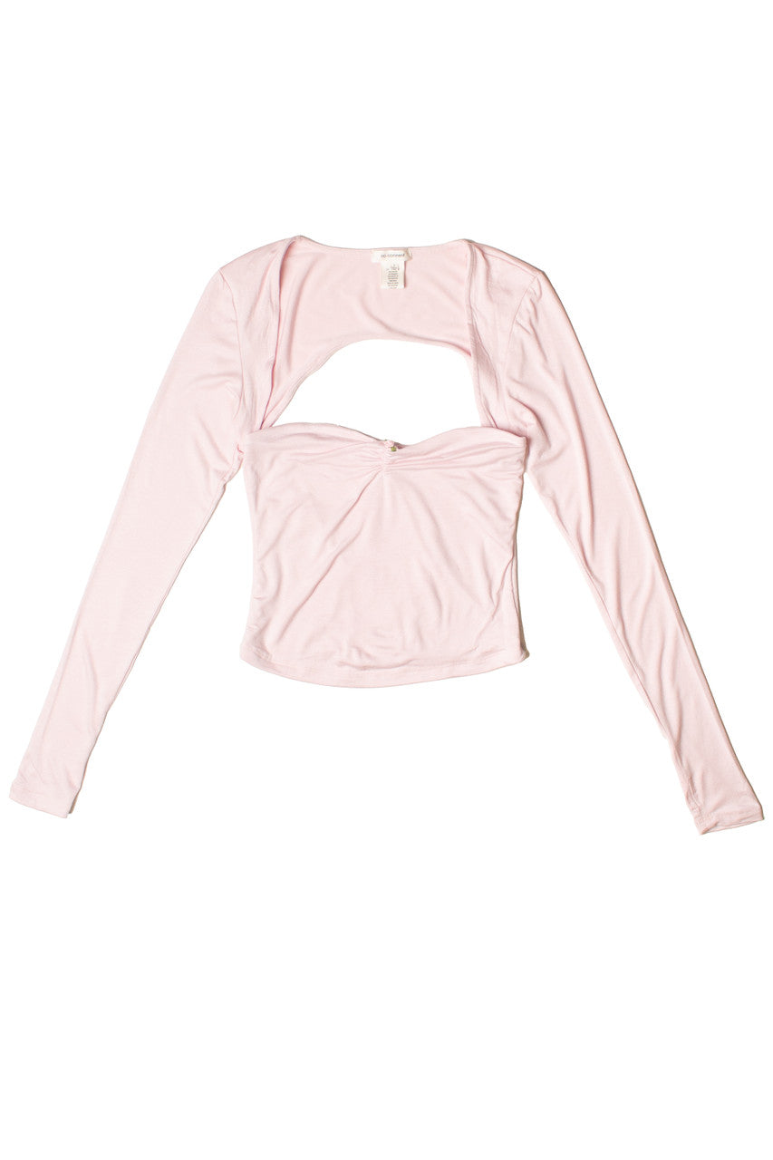 Rose Bud Tube Top With Shrug