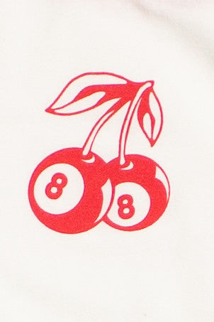 Cherry 8 Ball Ringer Tee