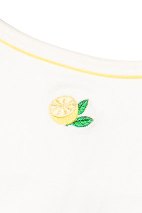 Embroidered Fruit Seamless Tank Top