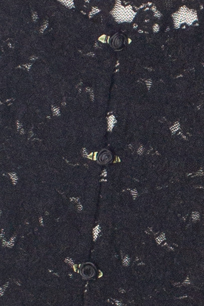 Rose Bud Lace Long Sleeve Top