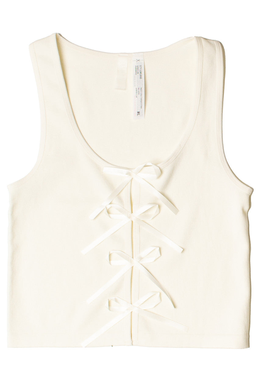 Bow Front Seamless Tank Top