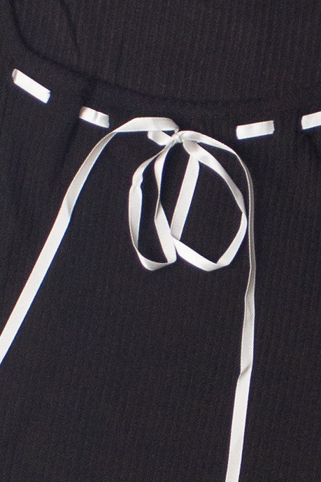 Long Sleeve Ribbon Bow Top