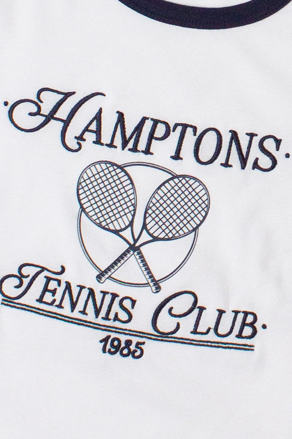 Hamptons Tennis Club Ringer Tee