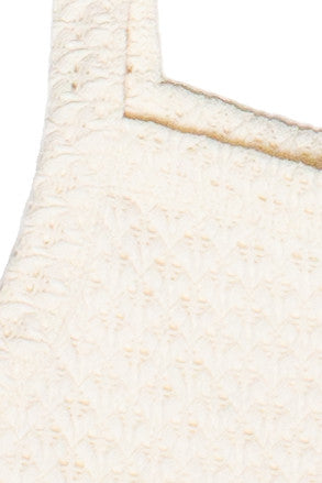 Textured Open Knit Tank Top