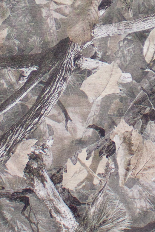 Woodland camo fitted t-shirt closeup