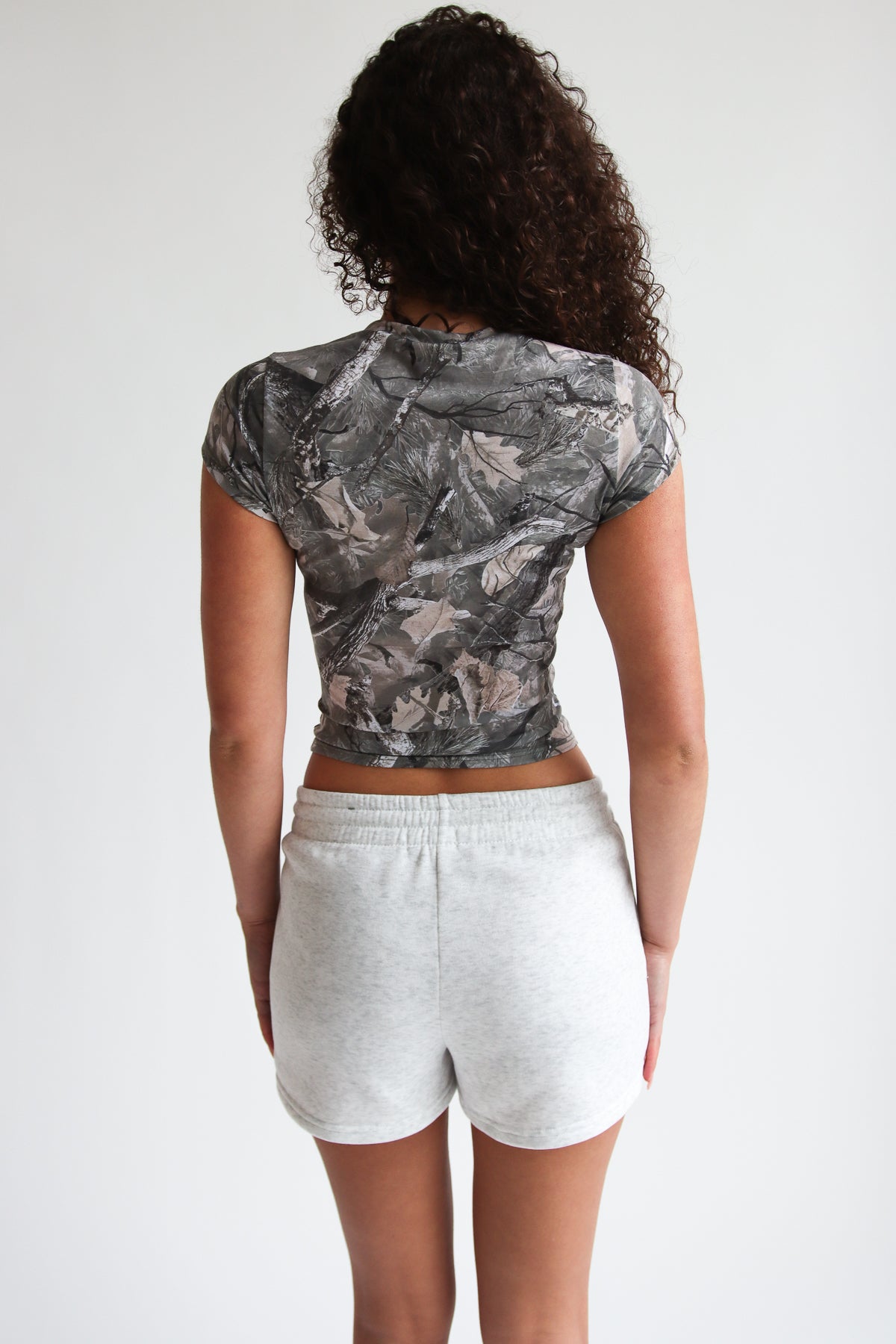 Woodland Camo Fitted Tee