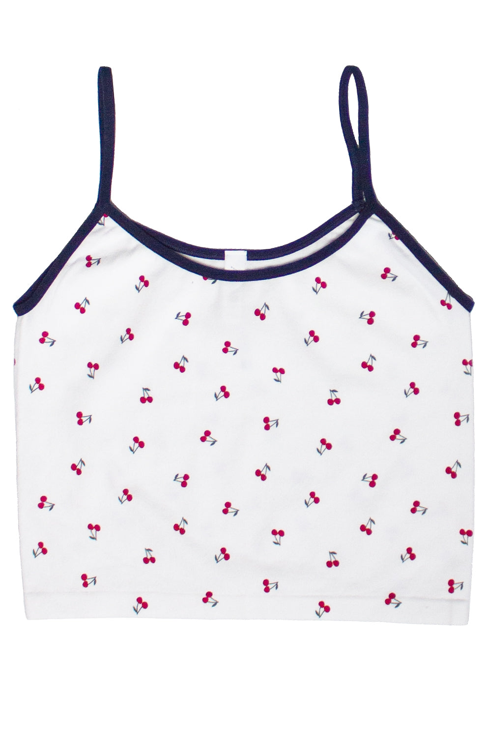 Seamless Cherry Print Ringer Cami
