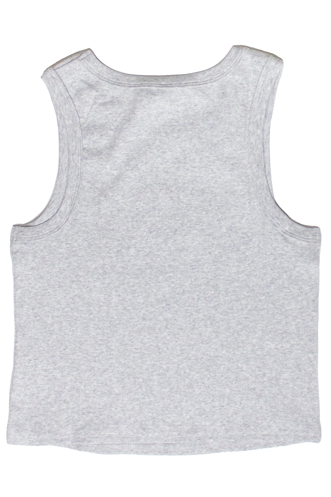 Patch Crop Tank Top Grey Back