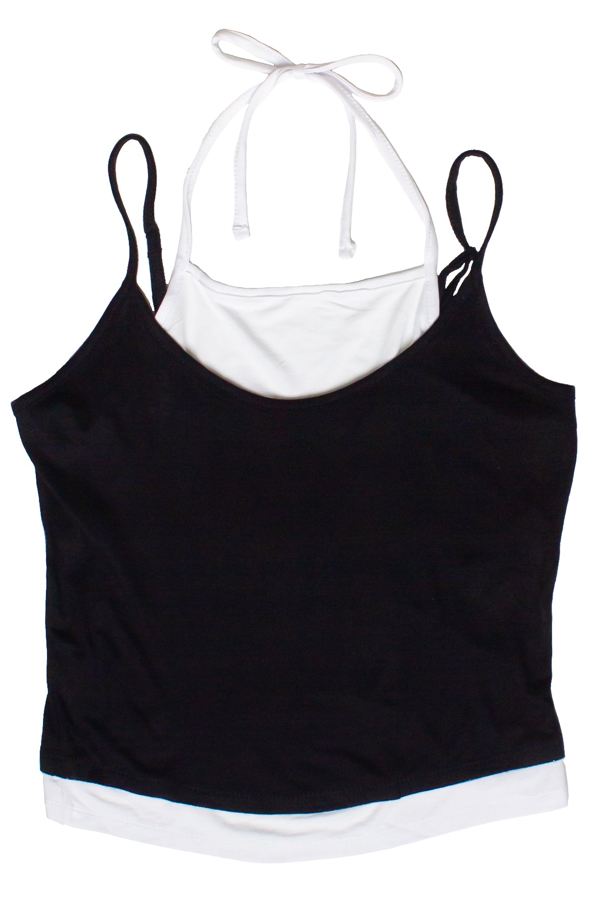 Layered Halter Cami Tank Top