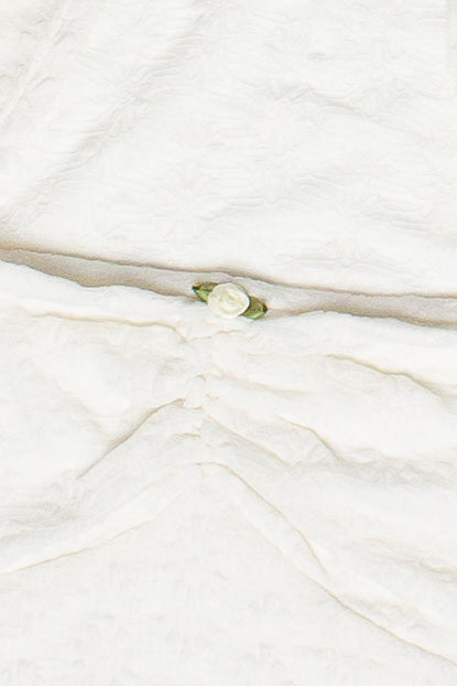 Lace Tube Top And Shrug Set - White