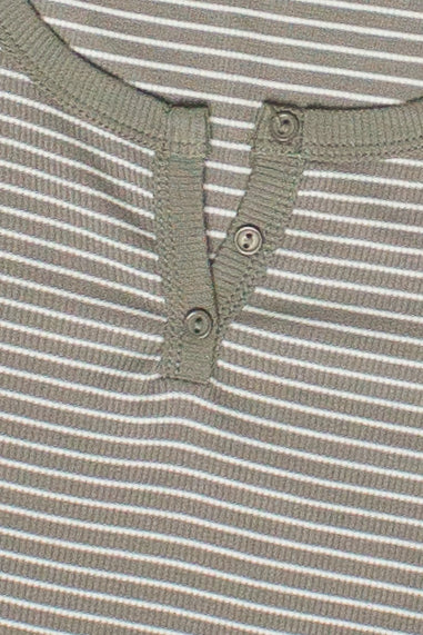 Striped Henley Tee