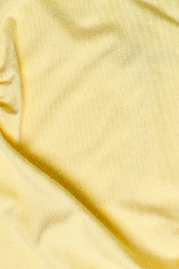 Side Ruched Tube Top - Yellow