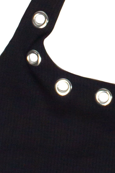 Grommet Halter Top