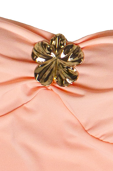 Coastal Hardware Tube Top - Peach