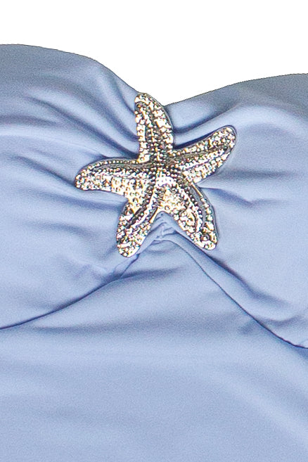 Coastal Hardware Tube Top - Light Blue