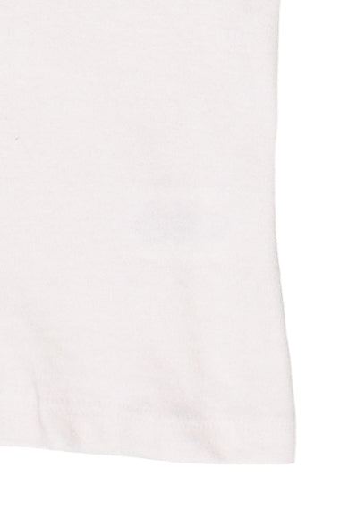 Grommet Halter Crop Top - White