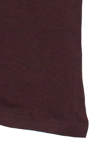 Grommet Halter Crop Top - Brown