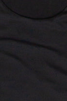 Double Layer Basic Long Sleeve T-Shirt - Black