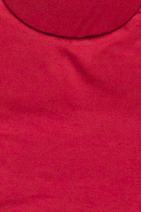 Double Layer Basic Long Sleeve T-Shirt - Red