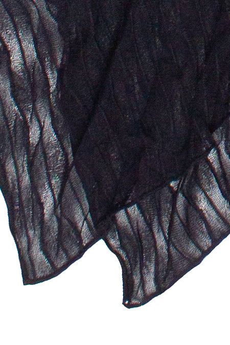 Mesh Hanky Hem Babydoll Cami - Black