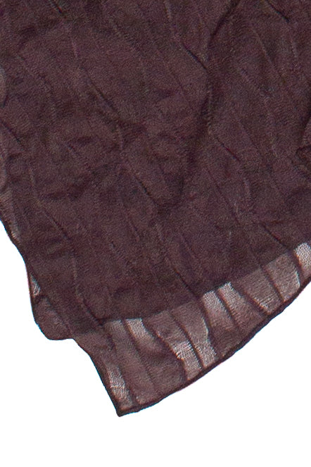 Mesh Hanky Hem Babydoll Cami - Brown