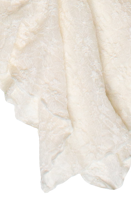 Long Sleeve Lace Hanky Hem Top