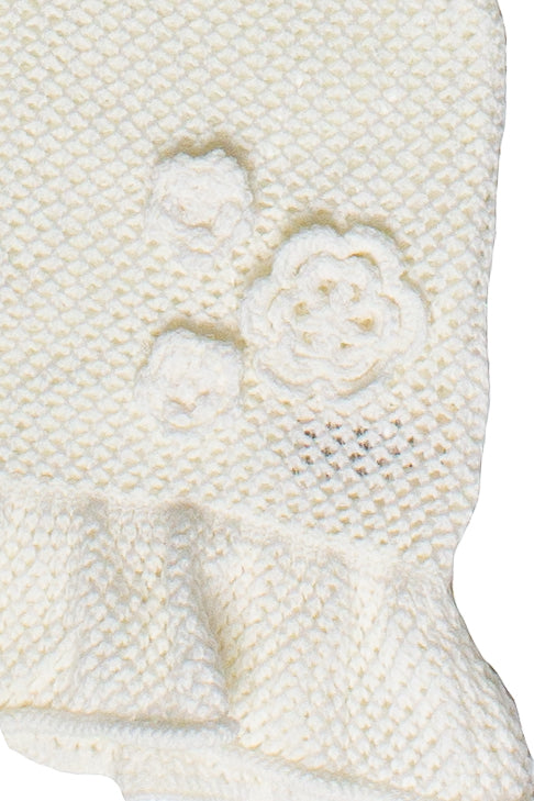 Crochet Flower Peplum Tank Top