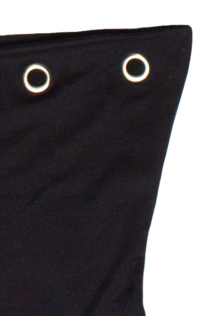 Grommet Tube Top - Black
