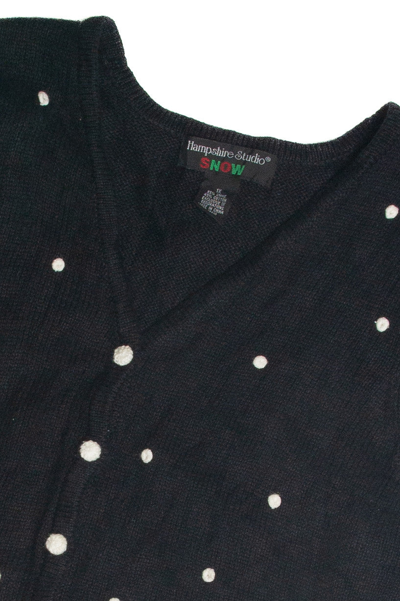 Vintage Black Ugly Christmas Vest 60863
