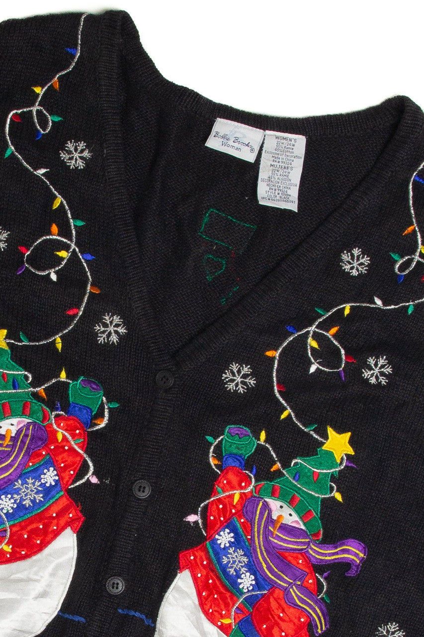 Vintage Black Ugly Christmas Vest 60880