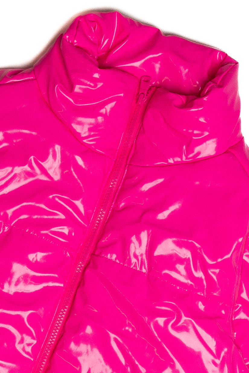 Bright Pink Puffer Vest