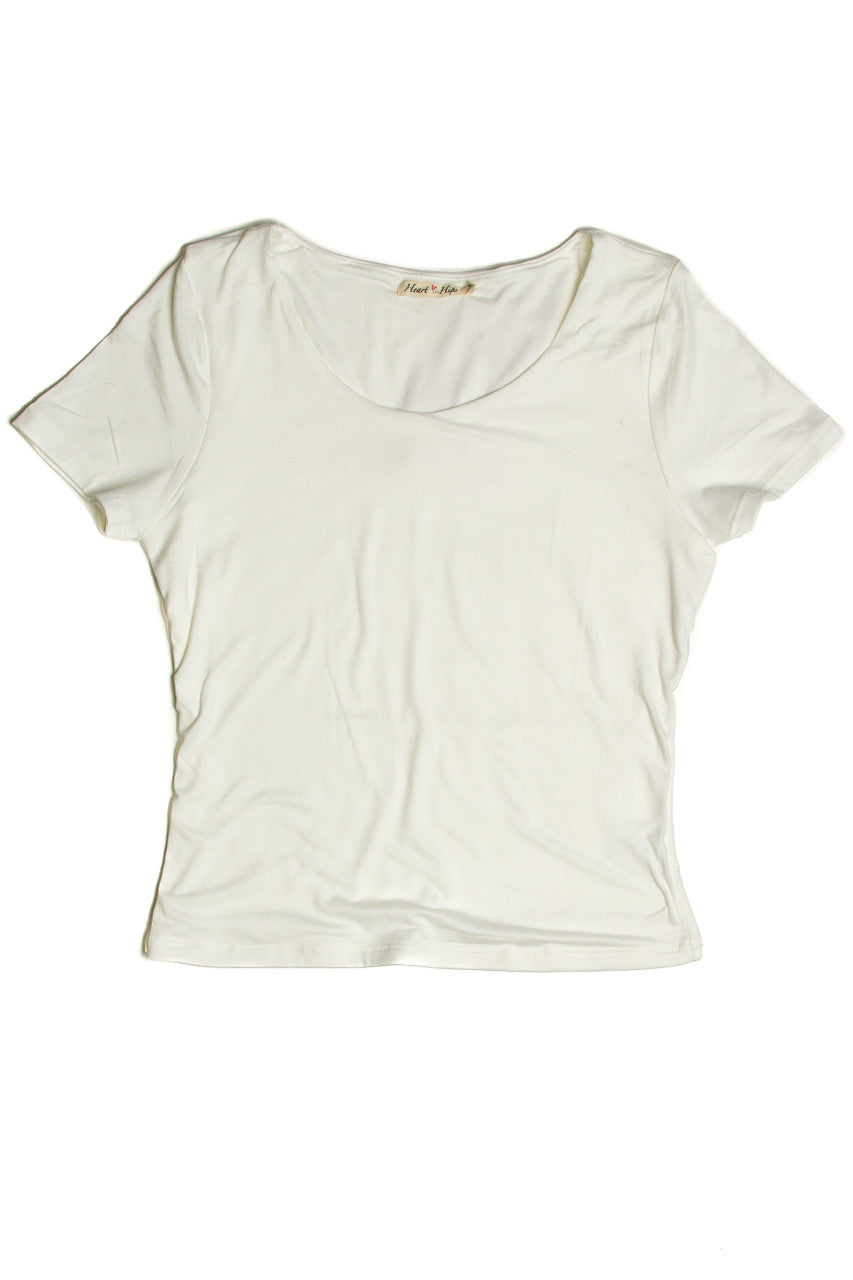 White Double Layered T-Shirt