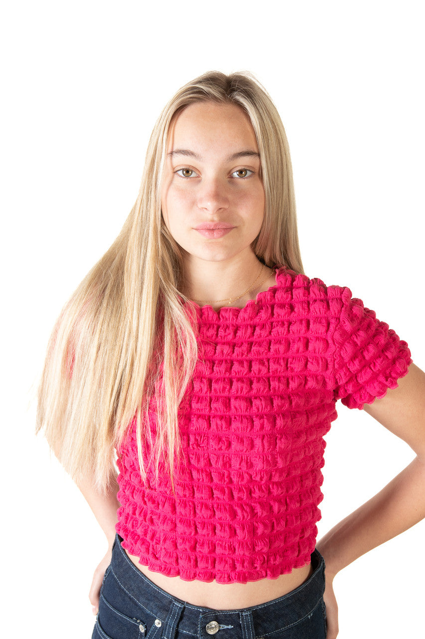 Hot Pink Bubble Tee