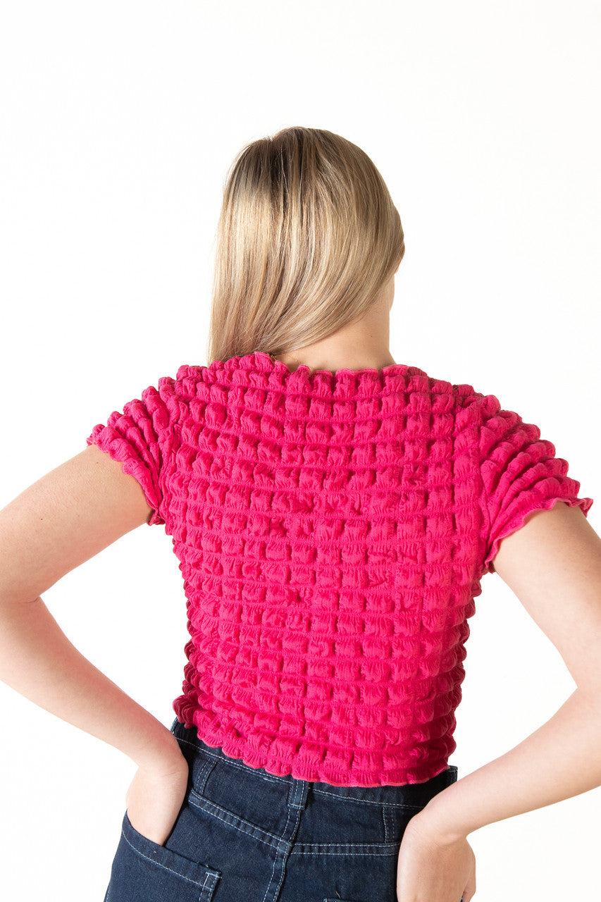 Hot Pink Bubble Tee