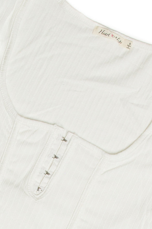 White Hook and Eye Shirt