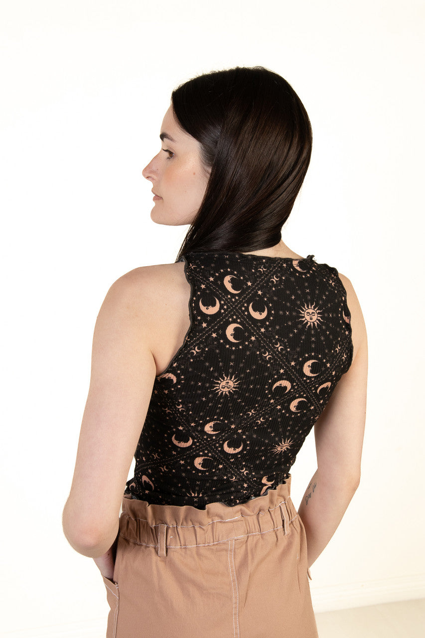 Celestial Henley Tank