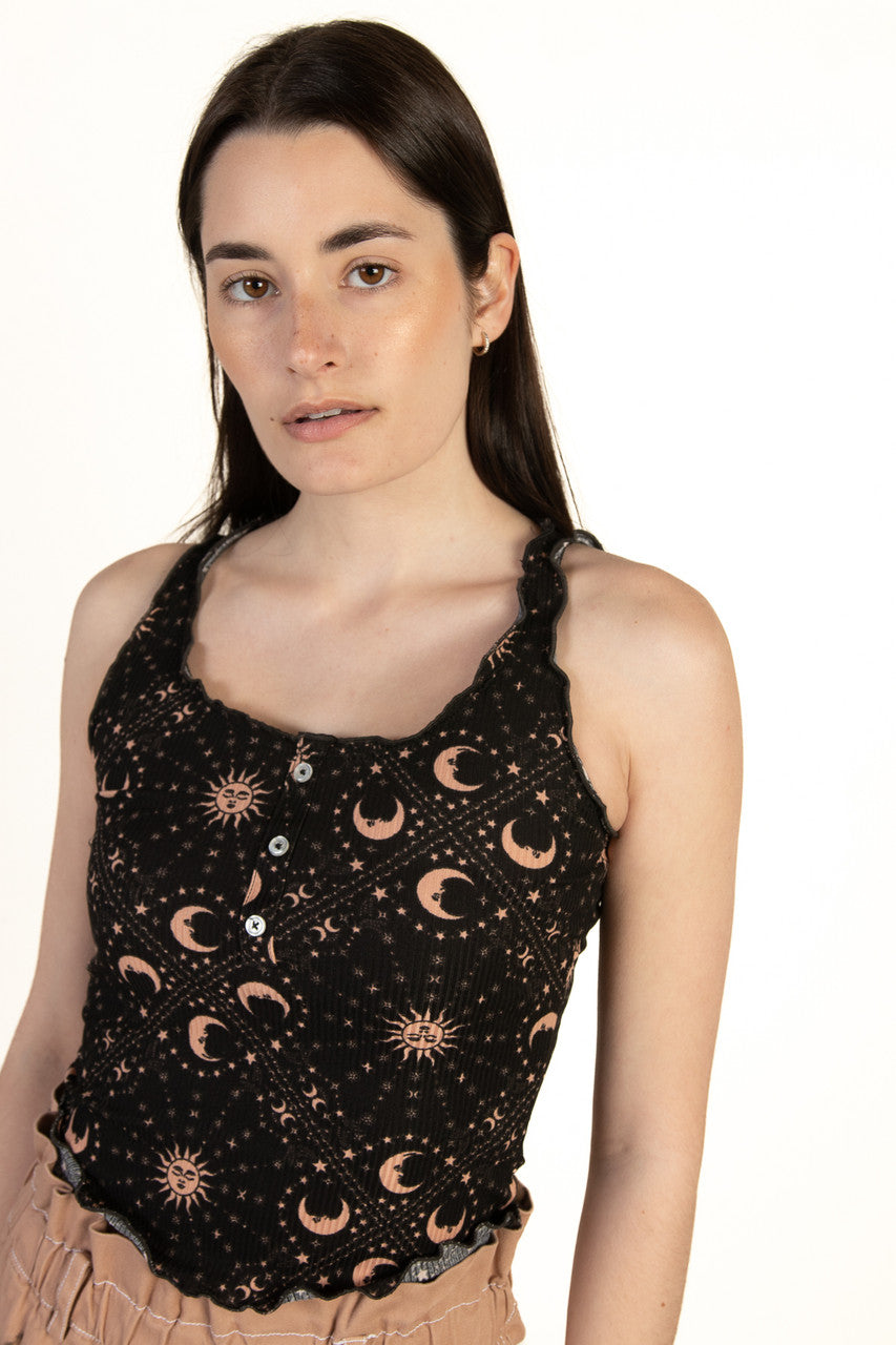 Celestial Henley Tank