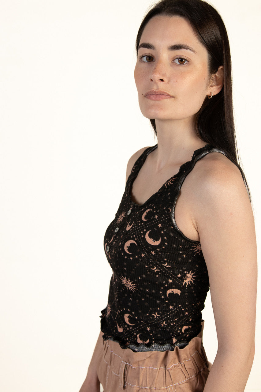 Celestial Henley Tank