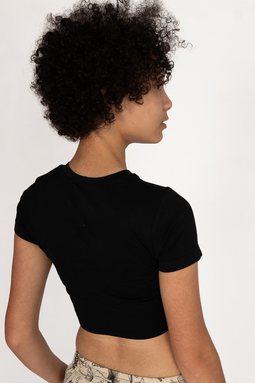 Double Layer Crop Tee