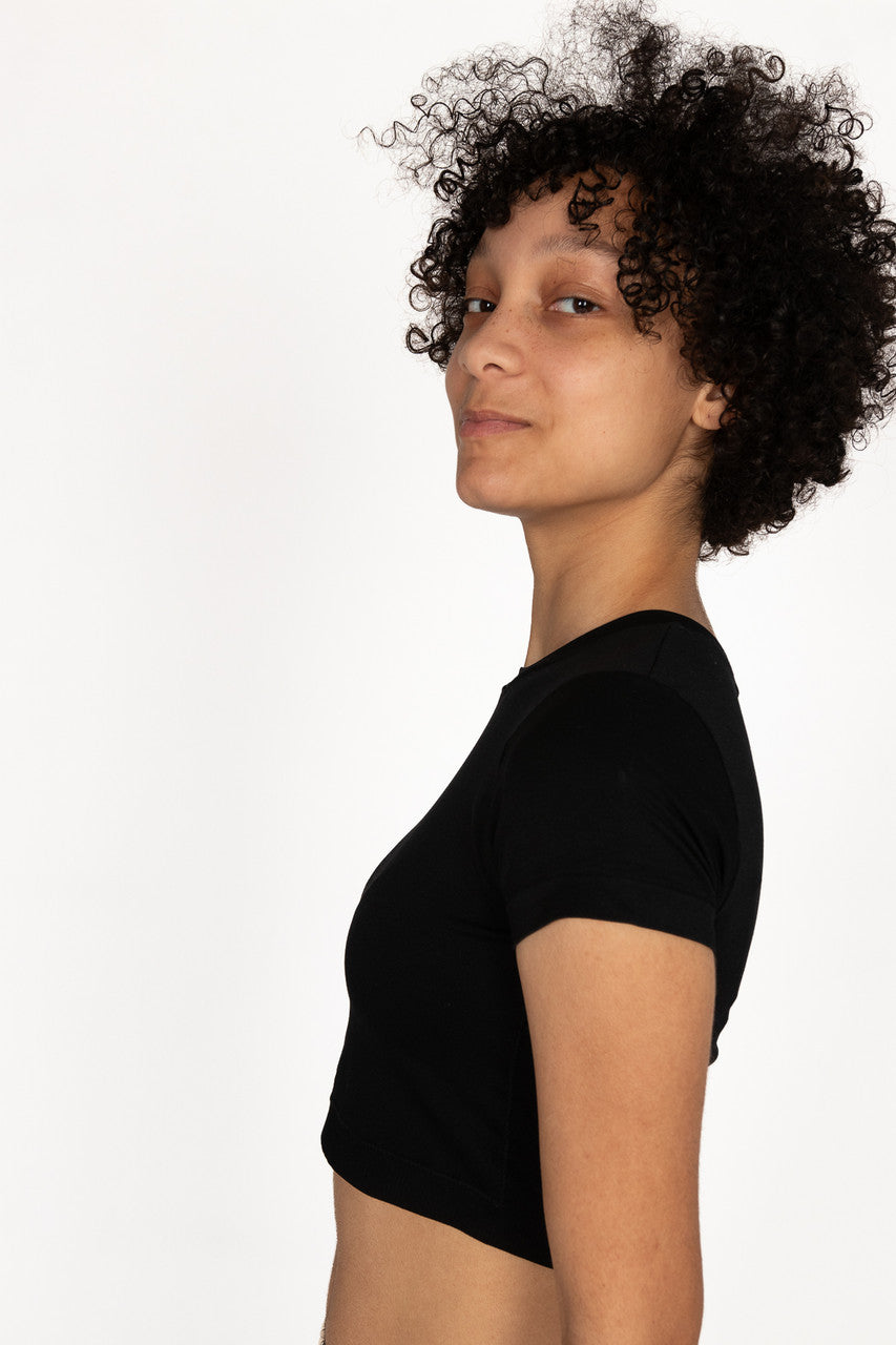 Double Layer Crop Tee