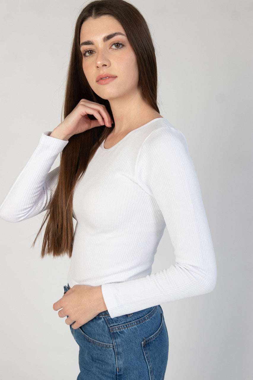 Waffle Knit Fleece Longsleeve