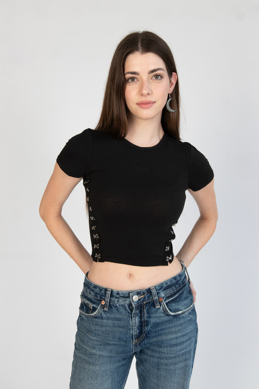Double Hook & Eye Tee