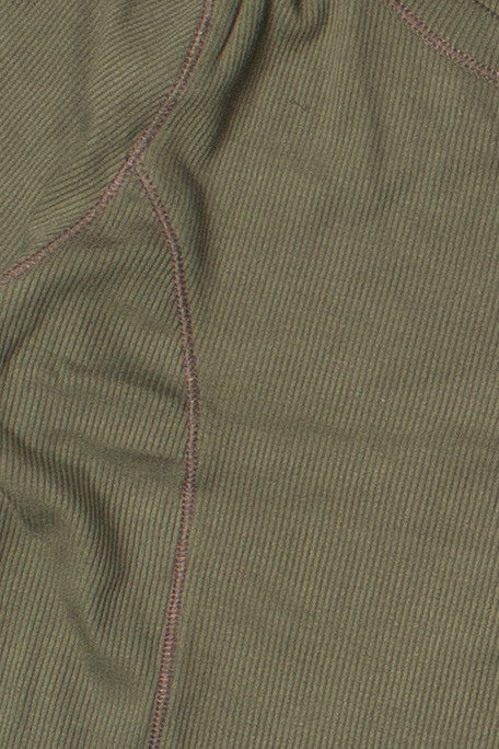 Contrast Seam Long Sleeve Top