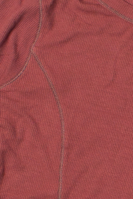 Contrast Seam Long Sleeve Top