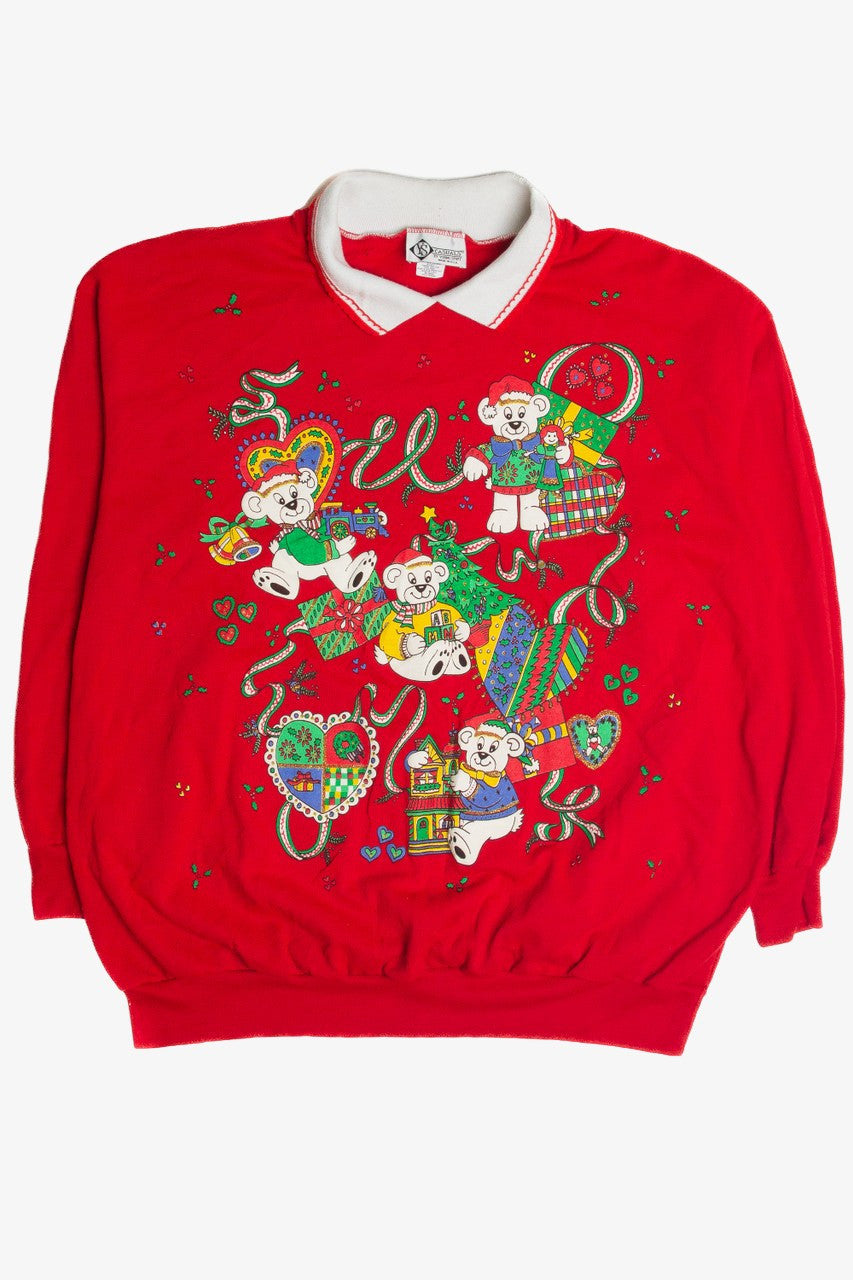 Vintage Red Christmas Sweatshirt 62532