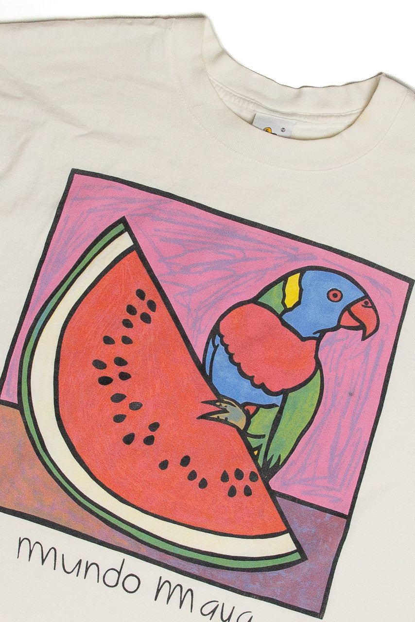 Vintage Mundo Maya Cropped T-Shirt