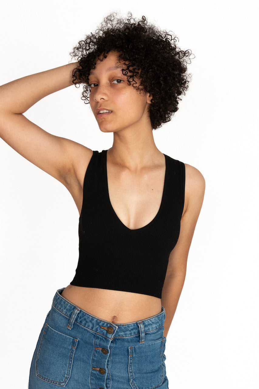 Deep V Neck Tank