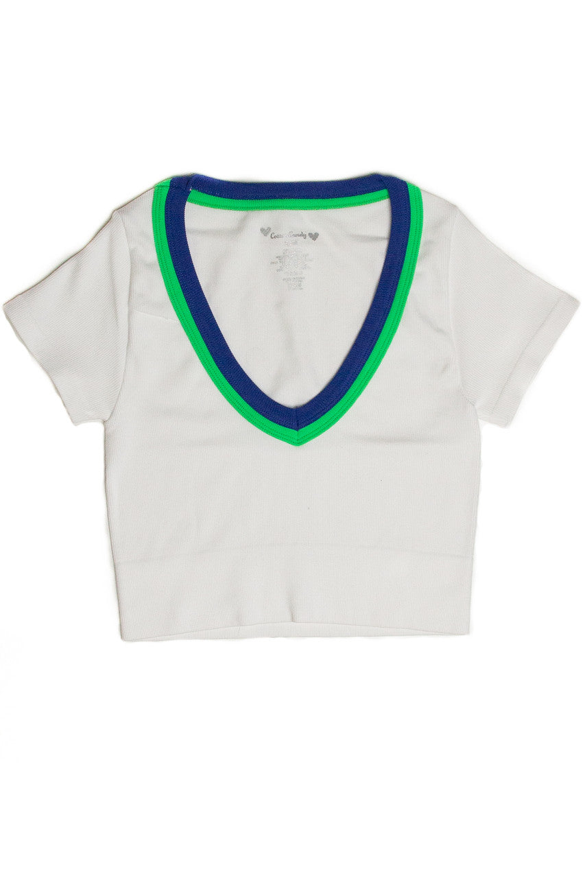 Deep V Seamless Ringer