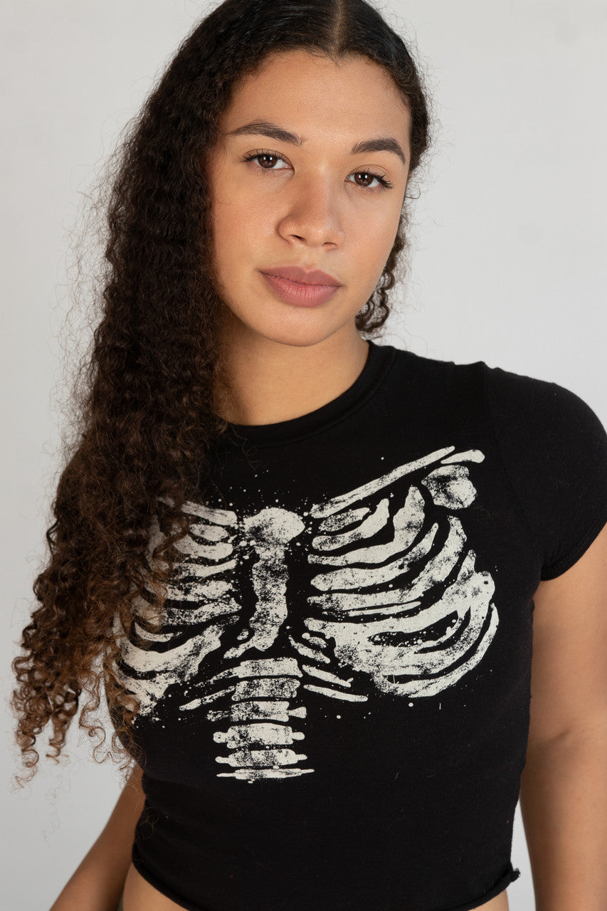 Ribcage Crop Tee