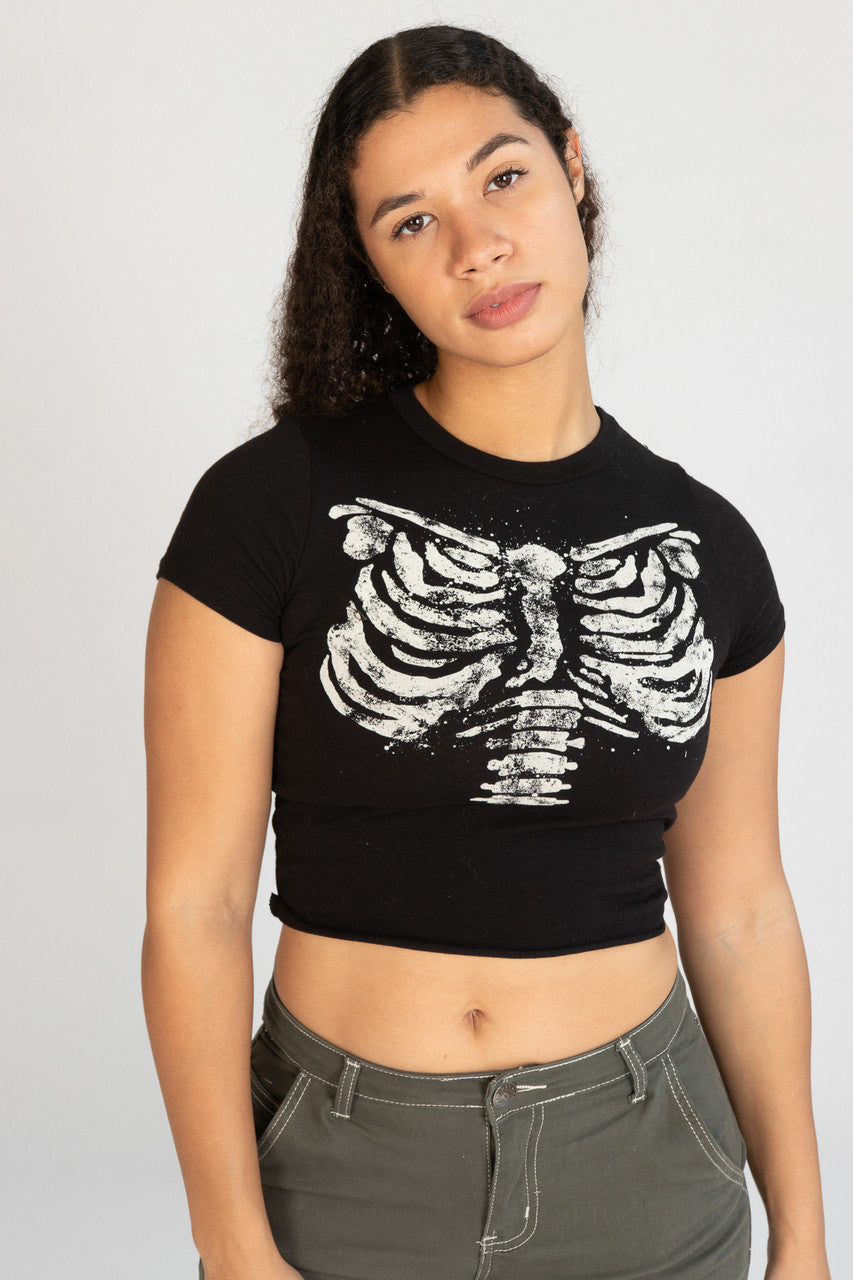 Ribcage Crop Tee